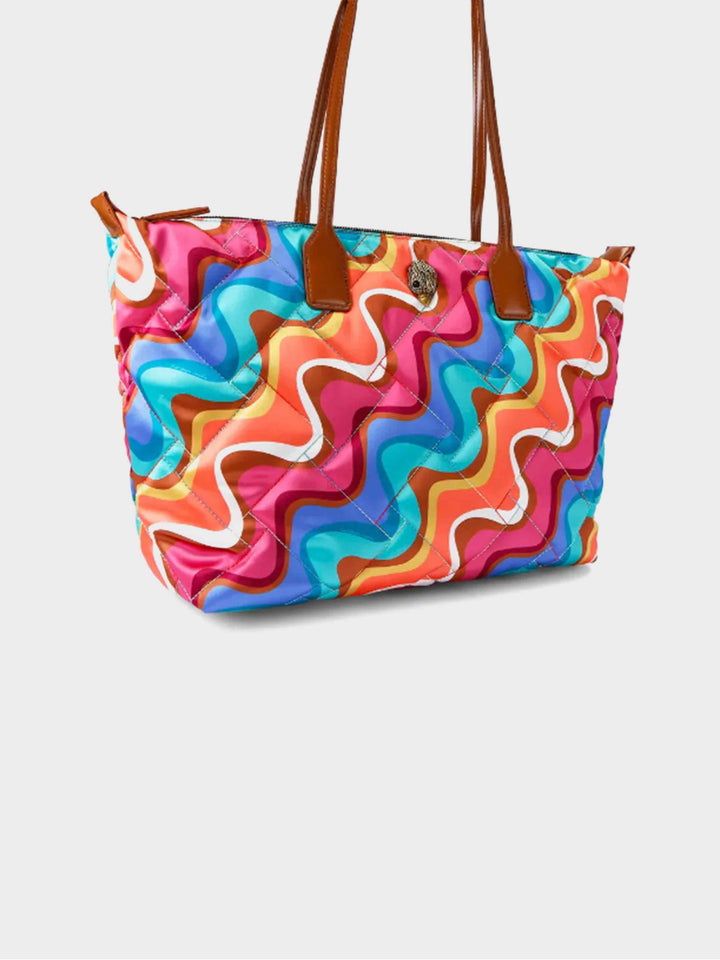 Kurt geiger Quilted Tote – Multi Swirl 👜🌈