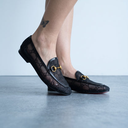 Gucci Loafer – Black Mesh Horsebit 🖤🐎