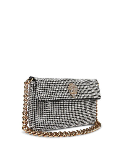 Kurt Geiger Crystal Shoulder Bag – Silver ✨👜