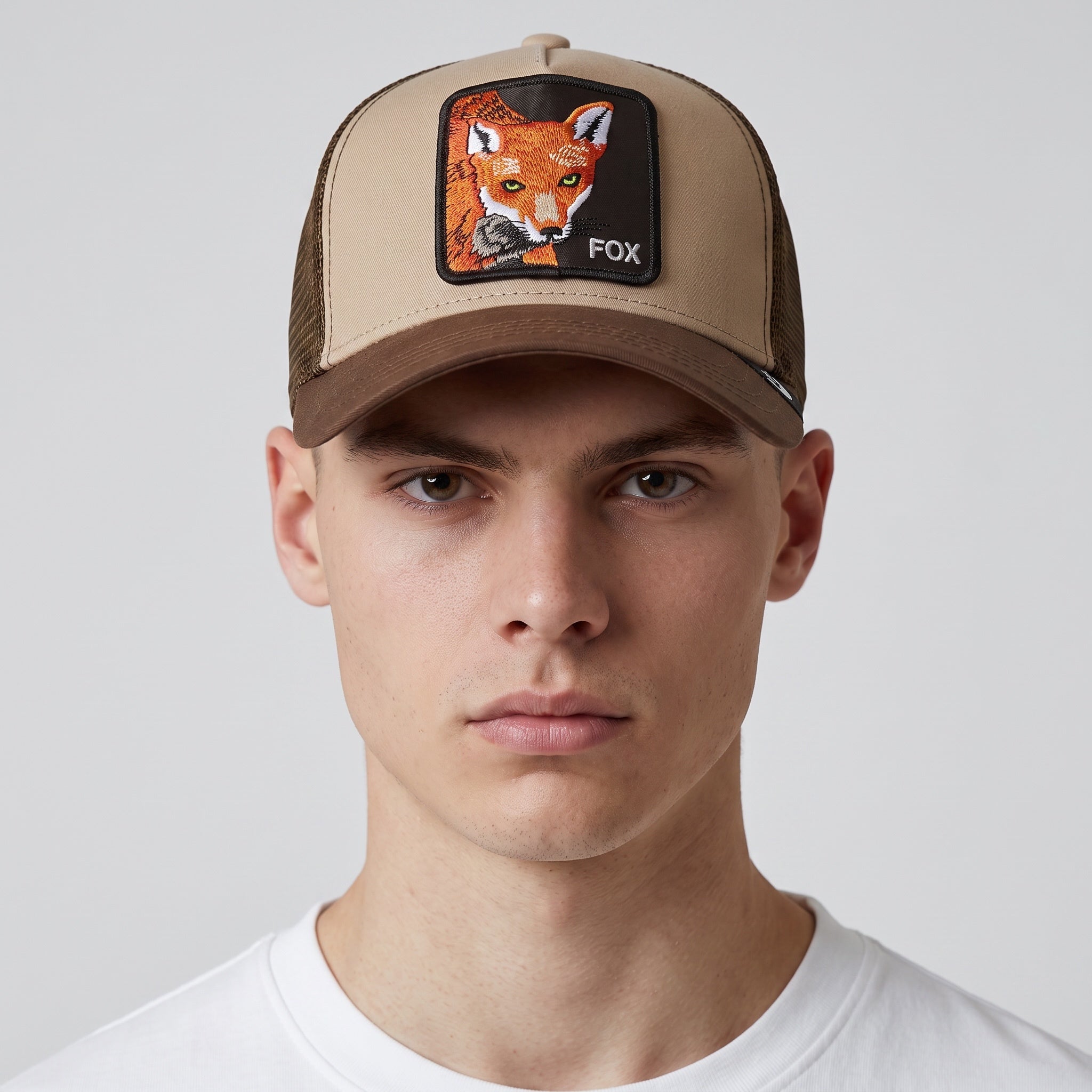 Goorin Bros Fox Patch Trucker Cap – Brown 🦊