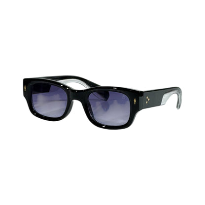 David Beckham Square Sunglasses – Black Frame Blue Gradient 🕶️💙