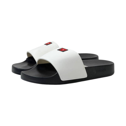 🩴 Diesel Icon White & Black Luxury Slides – Everyday Comfort Meets Street Style 🔥