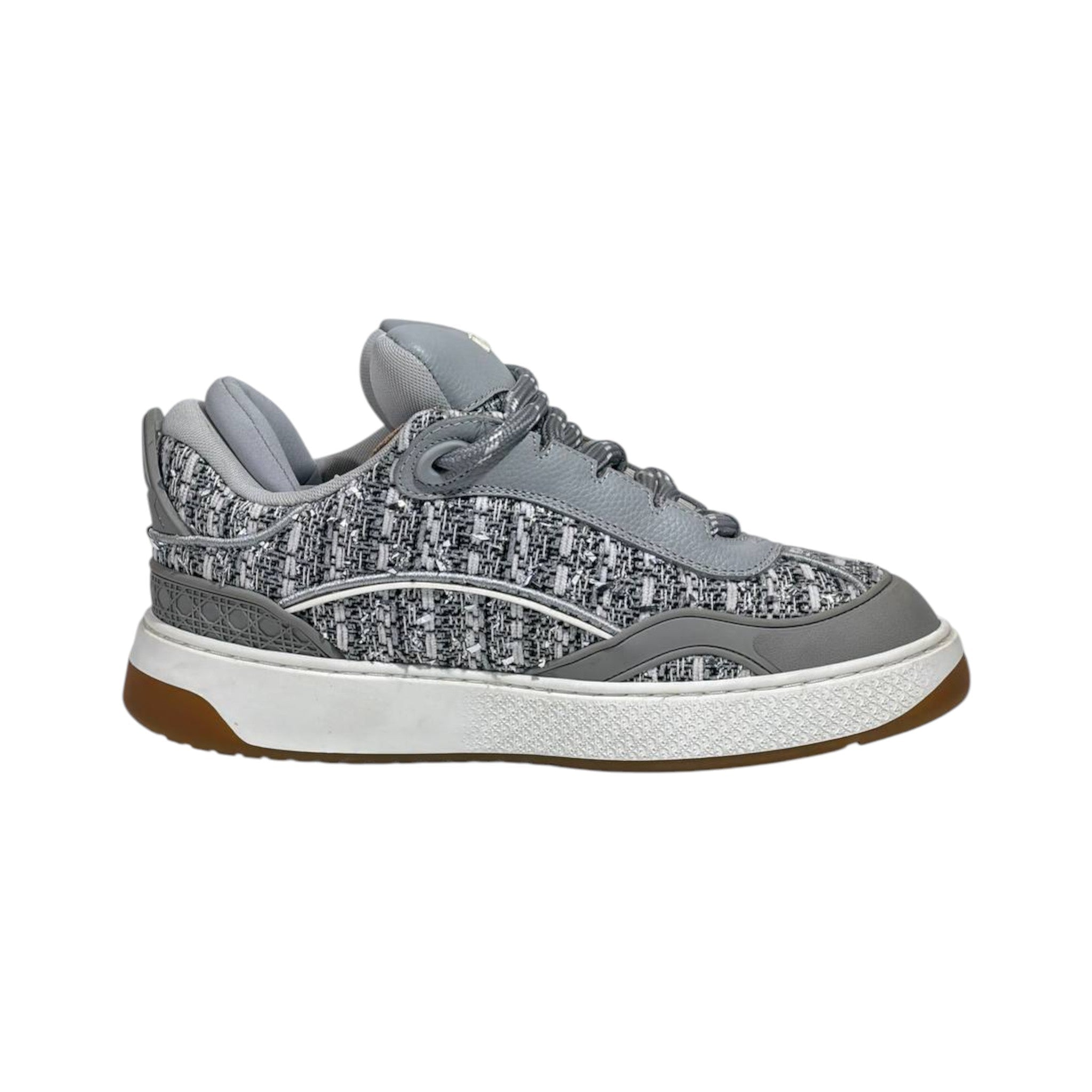 🩶 Dior B27 Grey Tweed Luxury Sneakers 👟✨
