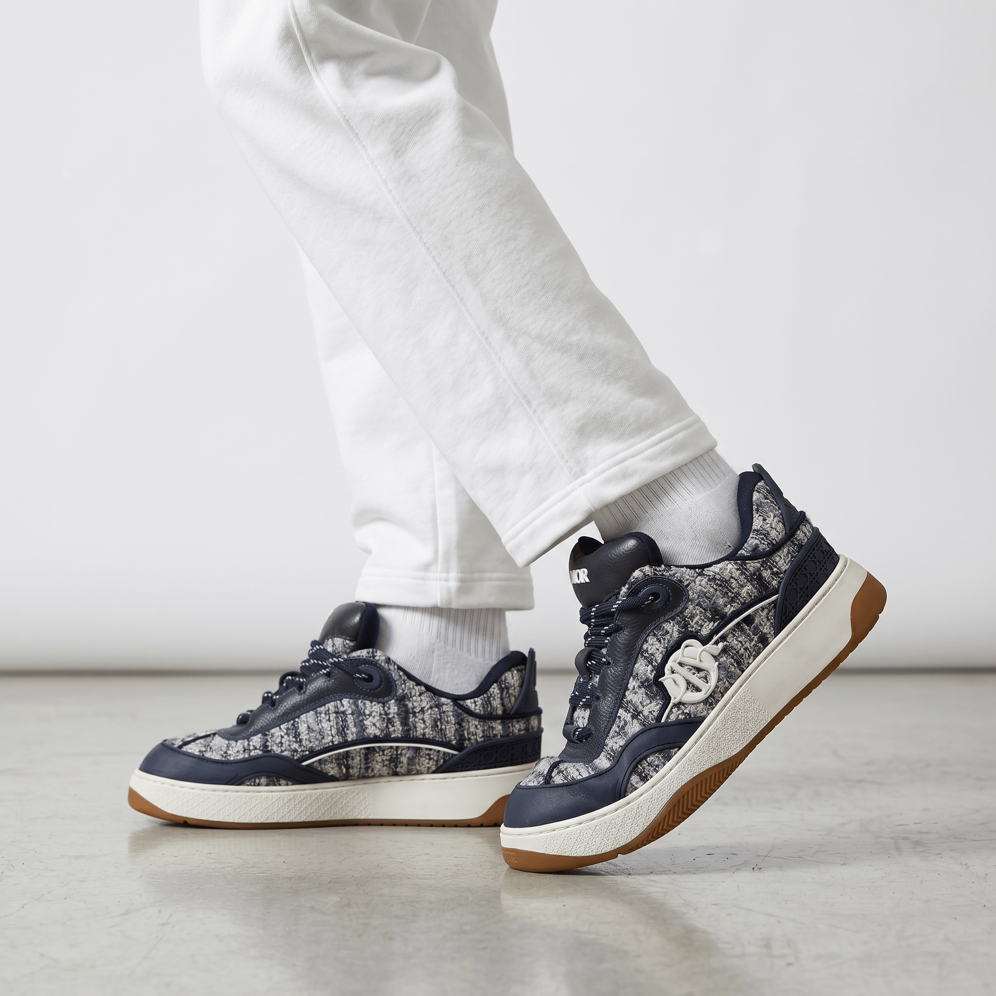 🤍 Dior B27 Tweed Low-Top Sneakers 👟✨