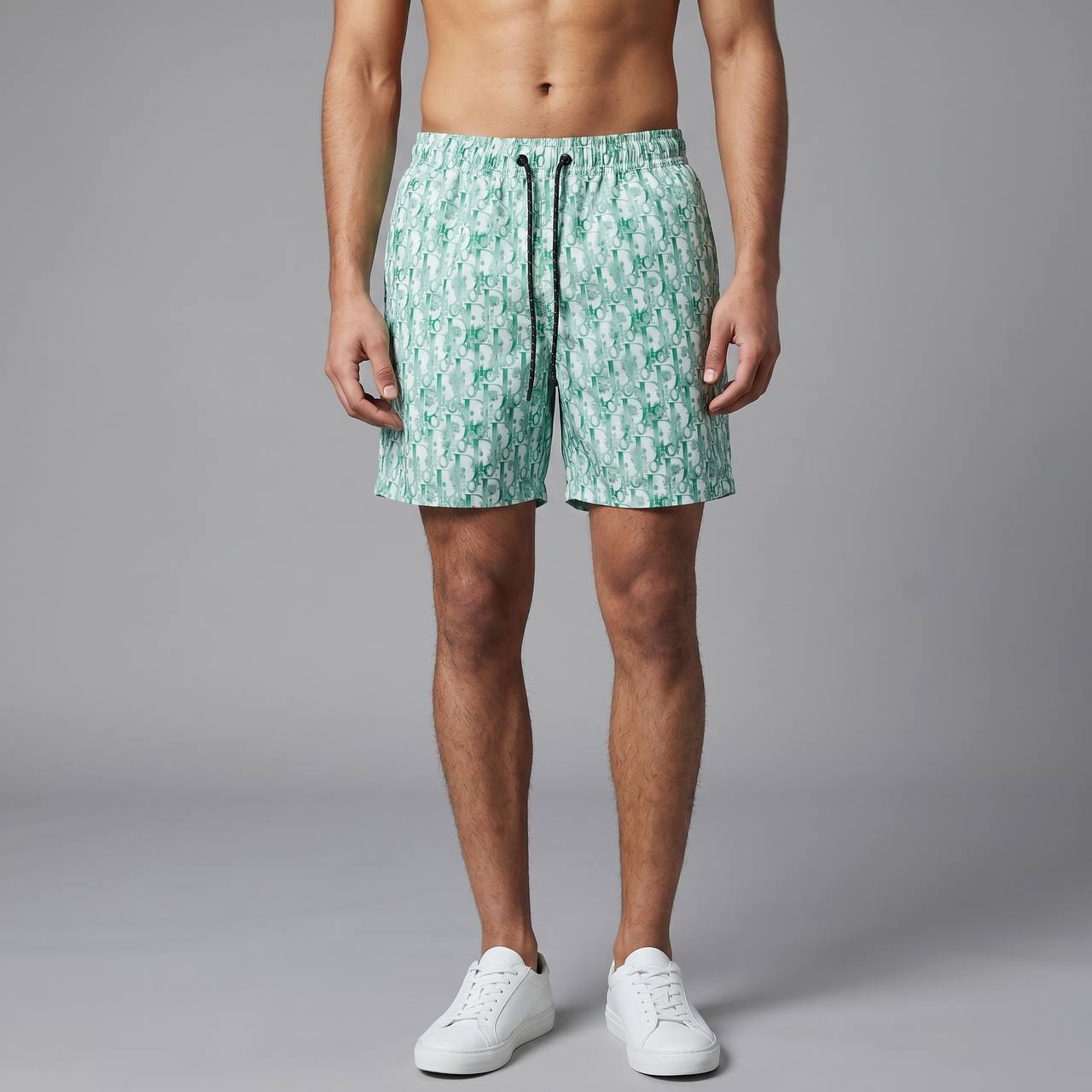 Dior Oblique Monogram Green Shorts 🩳 | Luxury Summer Casual Wear
