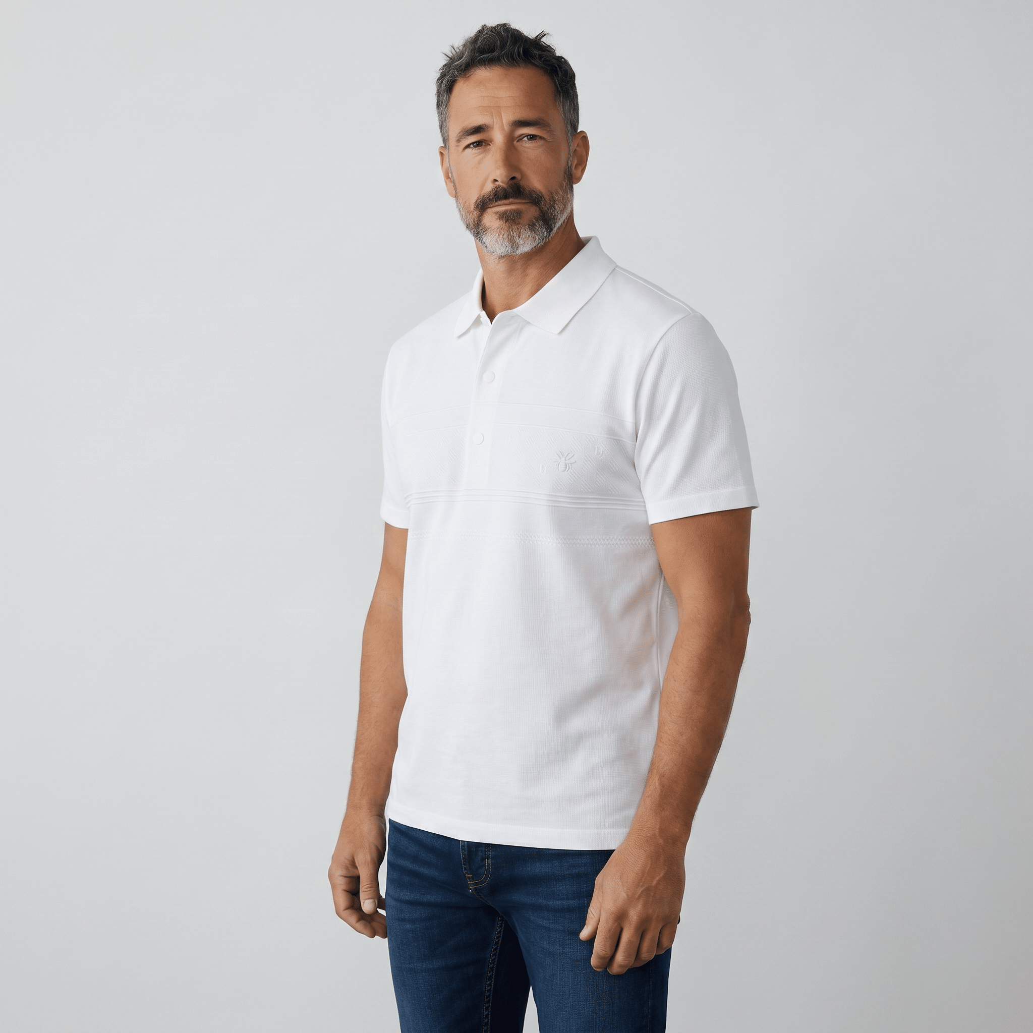 🤍✨ Dior White Luxury Polo Shirt – Premium Smart Casual Essential 👔🔥