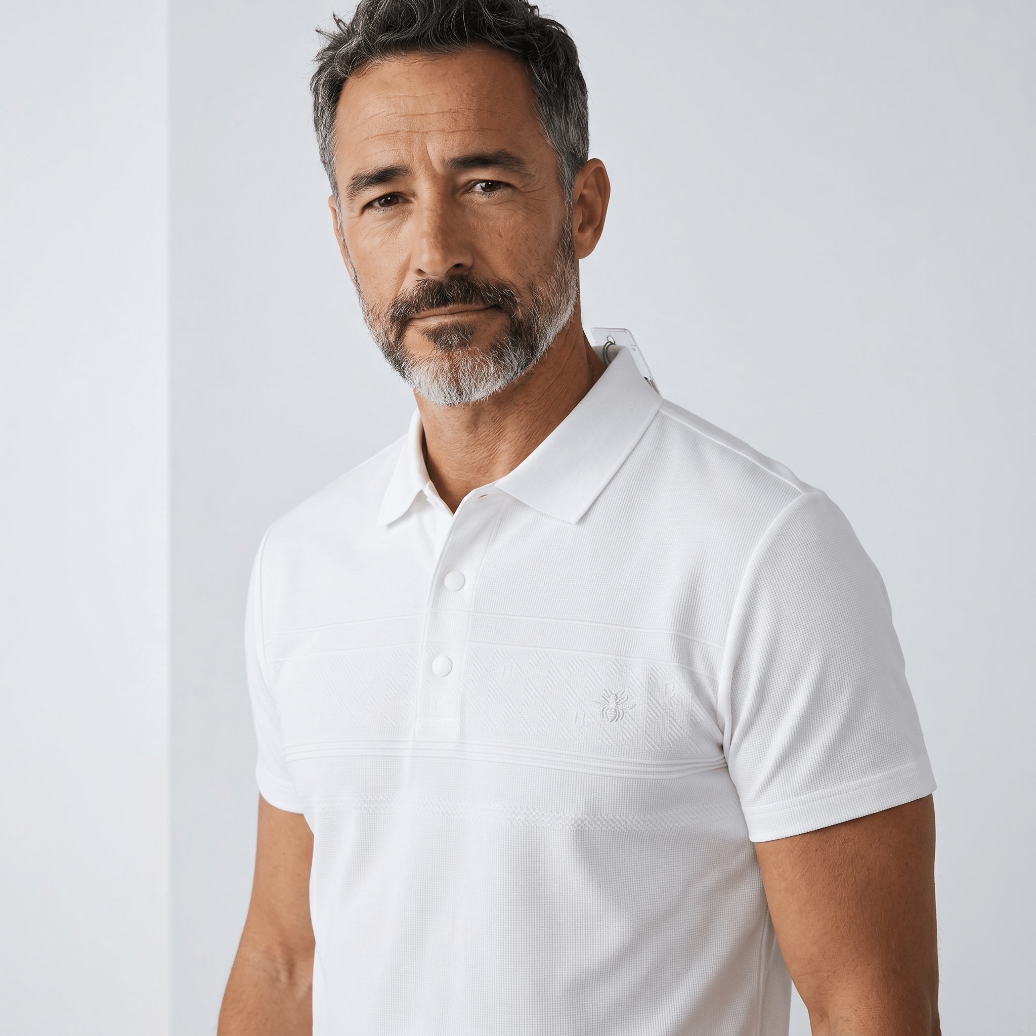 🤍✨ Dior White Luxury Polo Shirt – Premium Smart Casual Essential 👔🔥