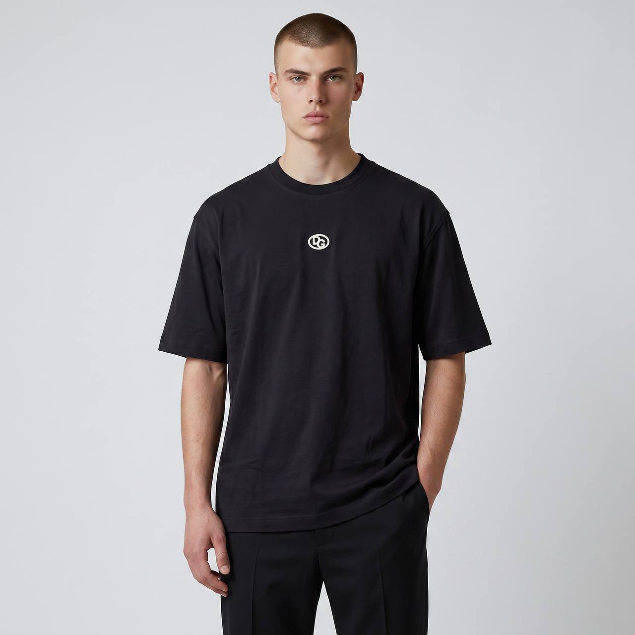 Dolce & Gabbana DG Oversized Black T-Shirt 🖤