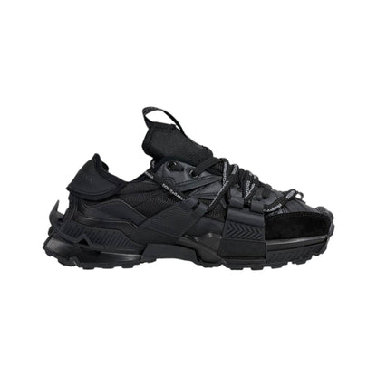 🖤🔥 Dolce & Gabbana DG-S862 Tactical Luxury Sneakers – Triple Black Edition 👟⚡