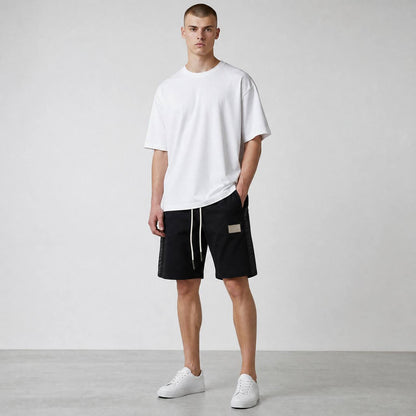 Dolce & Gabbana Milano Tape Shorts – Black Luxury Edition 🖤✨