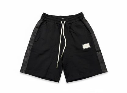 Dolce & Gabbana Milano Tape Shorts – Black Luxury Edition 🖤✨