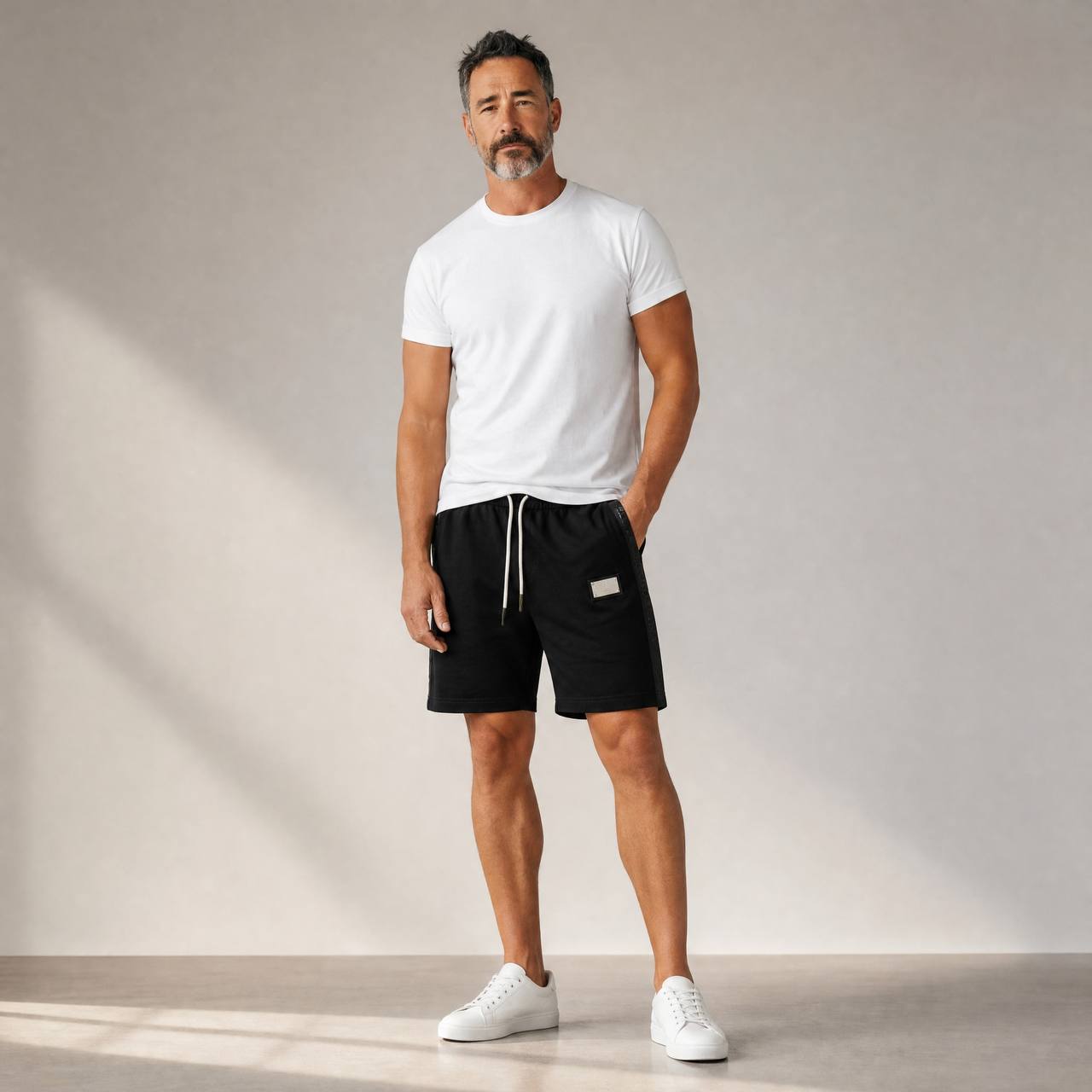 Dolce & Gabbana Milano Tape Shorts – Black Luxury Edition 🖤✨
