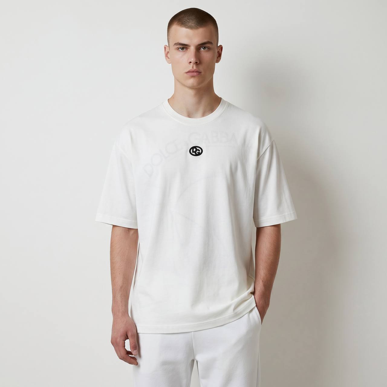 Dolce & Gabbana Oversized DG Logo T-Shirt 🤍