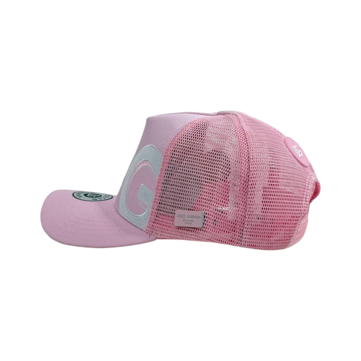 🧢 Dolce & Gabbana Pink Trucker Cap | D&G Logo Statement Style 💖✨