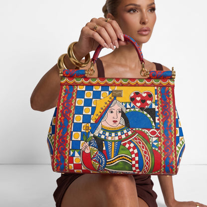 Dolce & Gabbana Sicily Handbag — Multicolor