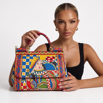 Dolce & Gabbana Sicily Handbag — Multicolor