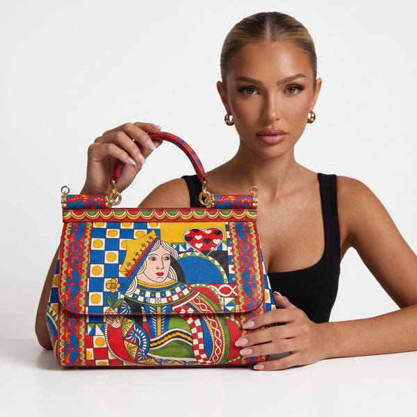Dolce & Gabbana Sicily Handbag — Multicolor