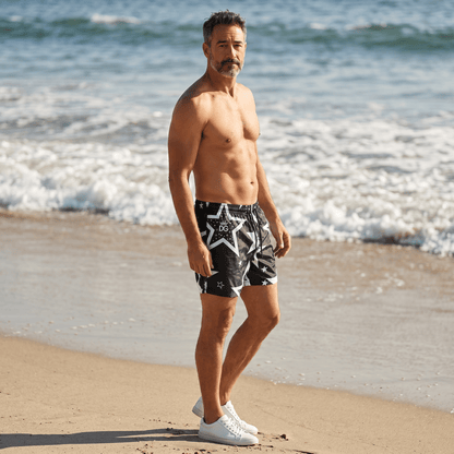 Dolce & Gabbana Star Print Swim Shorts ⭐🖤