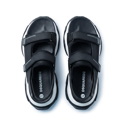 Dsquared2 Black Sport Strap Sandals