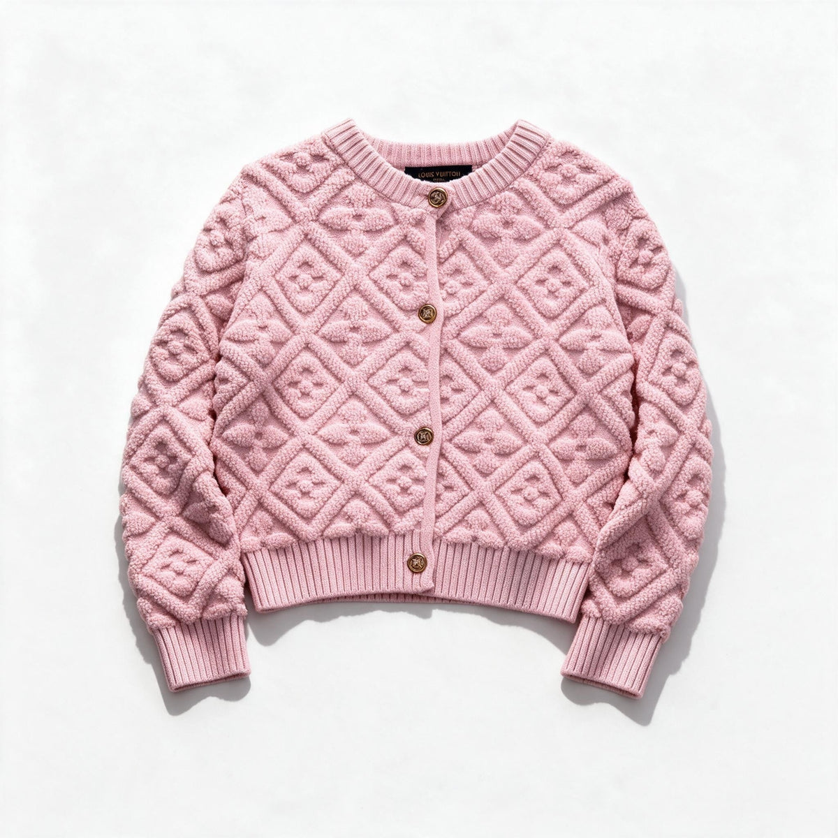 Louis Vuitton Knit Cardigan — Pink