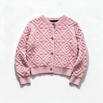 Louis Vuitton Knit Cardigan — Pink
