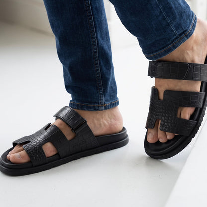 Hermès Slide — Black
