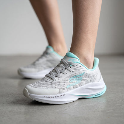 Skechers Runner – Light Grey Aqua 🏃‍♂️