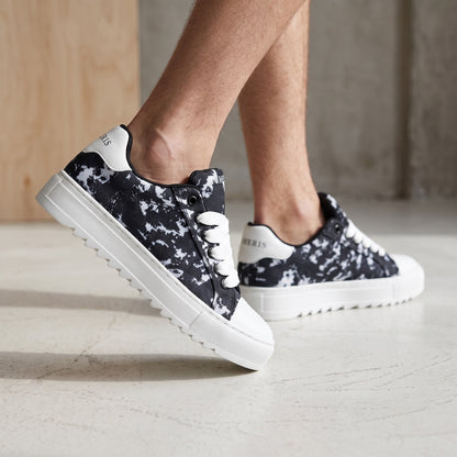 Numeris Low-Top – Black Marble Sneaker 🖤🤍