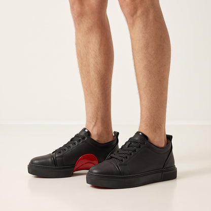 Christian Louboutin Adolon Junior Low-Top Sneaker — Black