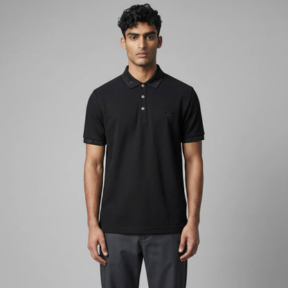 🖤 Fendi Black Polo Shirt – Sleek Minimal Luxury Essential 👕✨