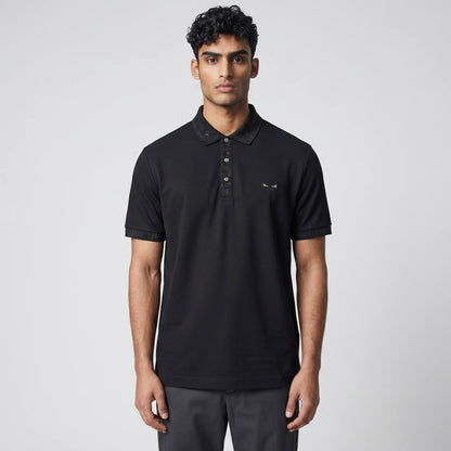 🖤 Fendi Black Polo Shirt – Sleek Minimal Luxury Essential 👕✨
