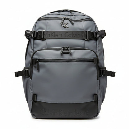 Calvin Klein Jeans Grey Backpack – Urban Utility with Signature Style 🎒🖤