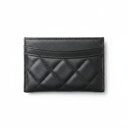 CHANEL Quilted Black Card Holder – Timeless Luxury Essential 🖤✨