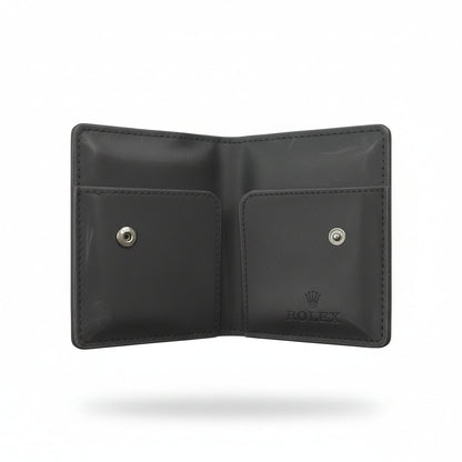 Rolex Black Embossed Card Holder – Signature Luxury Classic 🖤👑