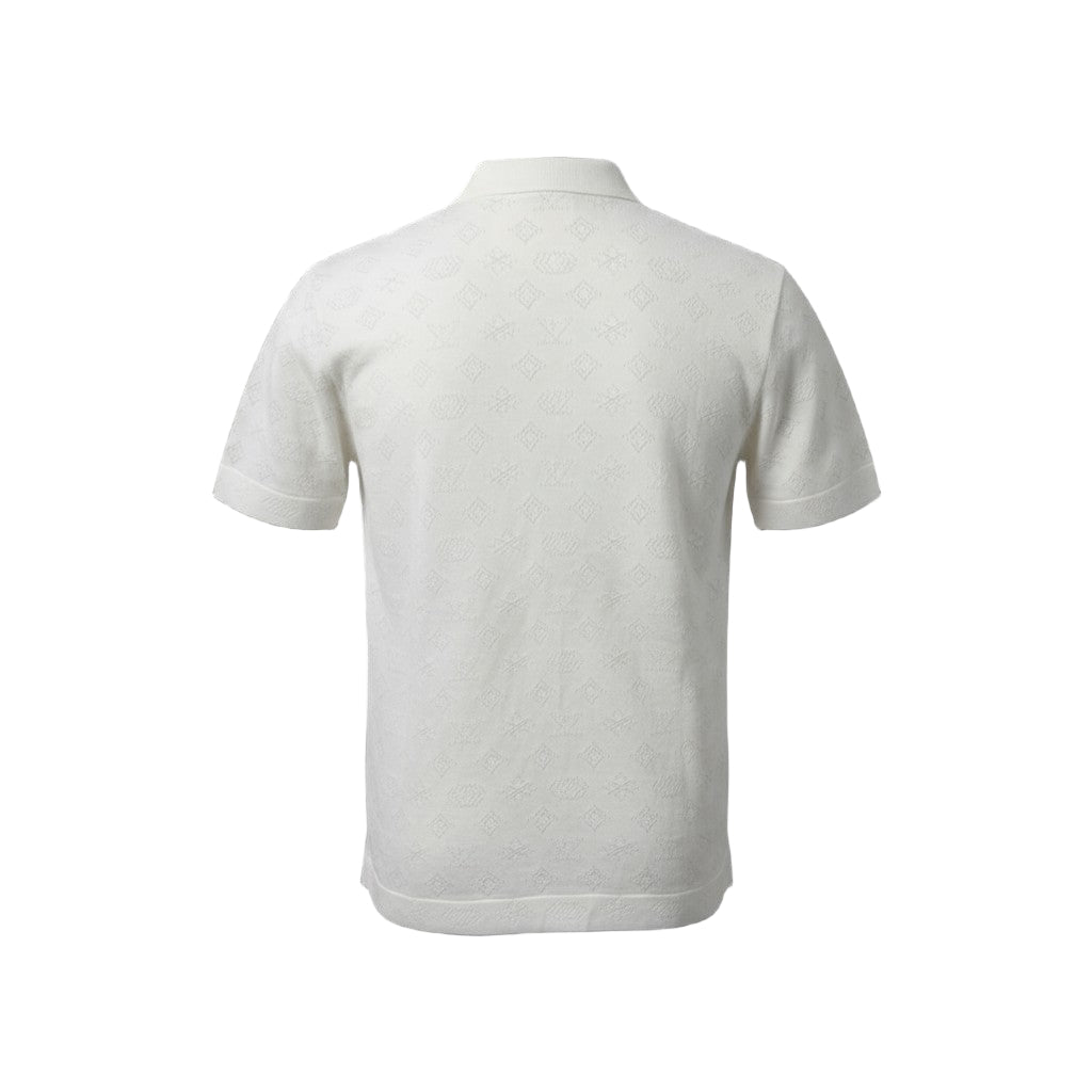 Louis Vuitton Monogram Knit Shirt – Elegant Texture, Timeless Style