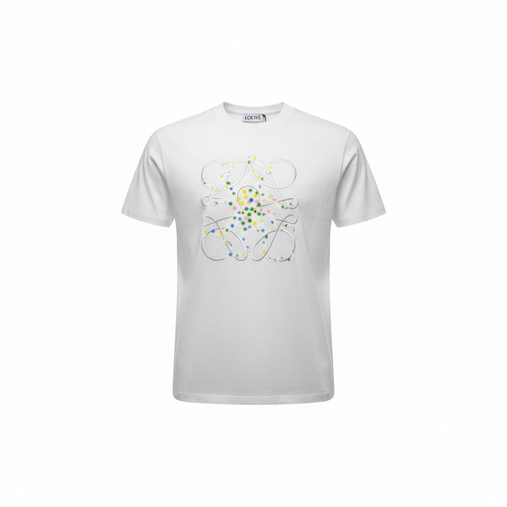 Loewe Multicolor Octopus Graphic Tee – White Artistic Edition