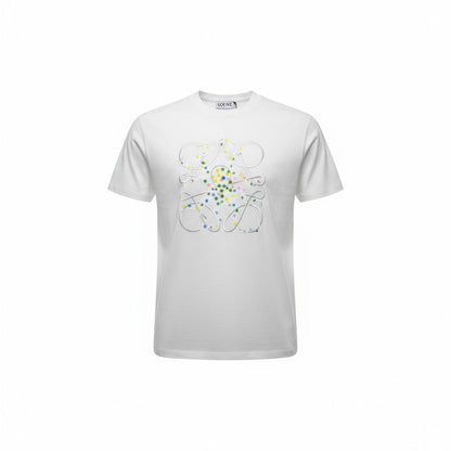 Loewe Multicolor Octopus Graphic Tee – White Artistic Edition