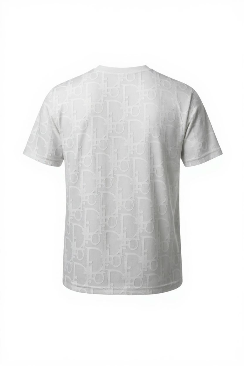 Dior All-Over Monogram Tee – Whiteout Luxury Elegance