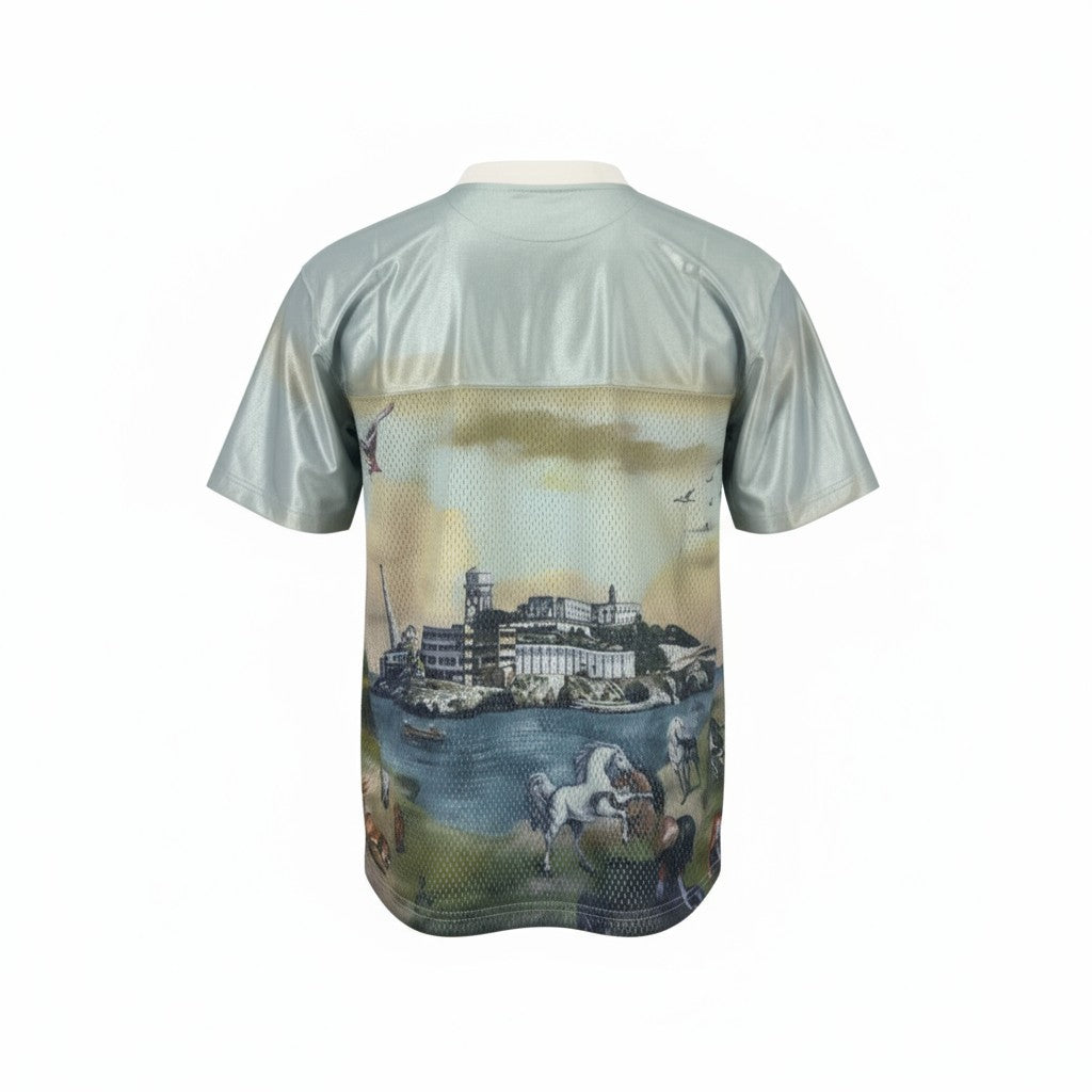 Corteiz Island Escape Mesh Jersey Tee