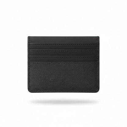 Giorgio Armani Eagle Slim Card Holder – Black Textured Luxury Wallet 🖤🦅
