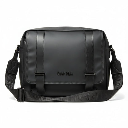 Calvin Klein Classic Black Messenger Crossbody Bag – Clean & Timeless 🖤👜