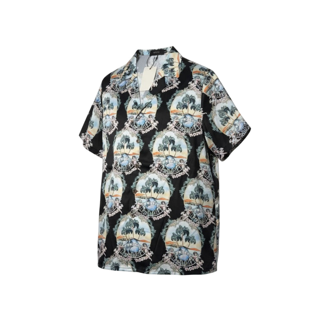 AMIRI Tropical Vacation Set – Sunset Luxury in Motion