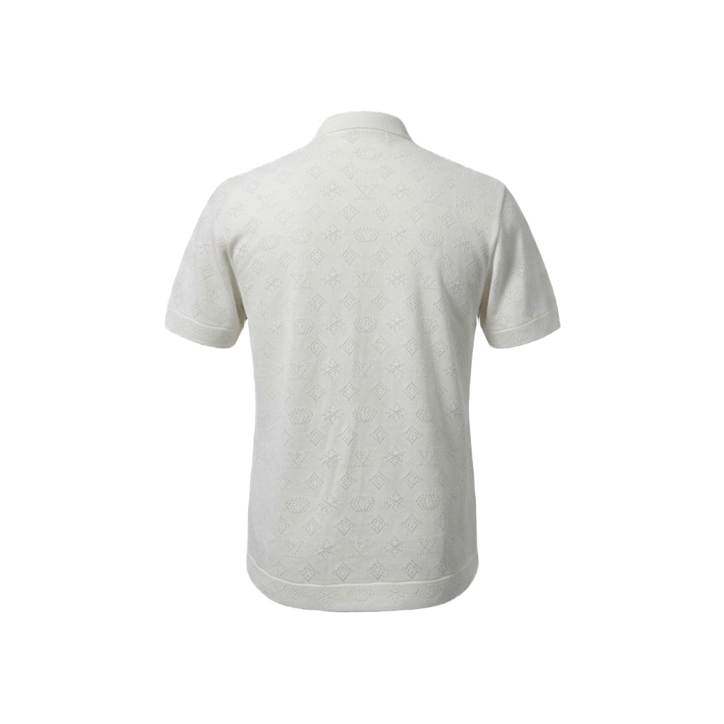 Louis Vuitton Monogram Knit Shirt – Elegant Texture, Timeless Style