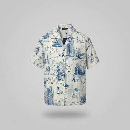💙 Louis Vuitton Toile de Jouy Set – Parisian Art Meets Summer Vibes 🏛️