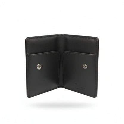 Dior Oblique Slim Card Holder – Black Monogram Luxury Wallet 🖤✨
