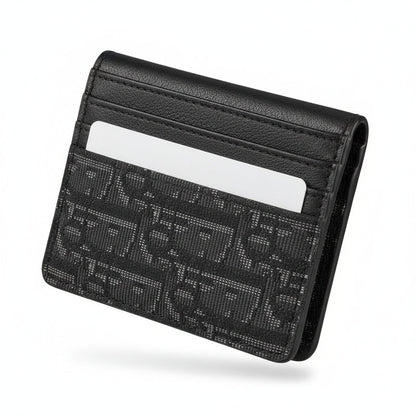 Dior Oblique Slim Card Holder – Black Monogram Luxury Wallet 🖤✨