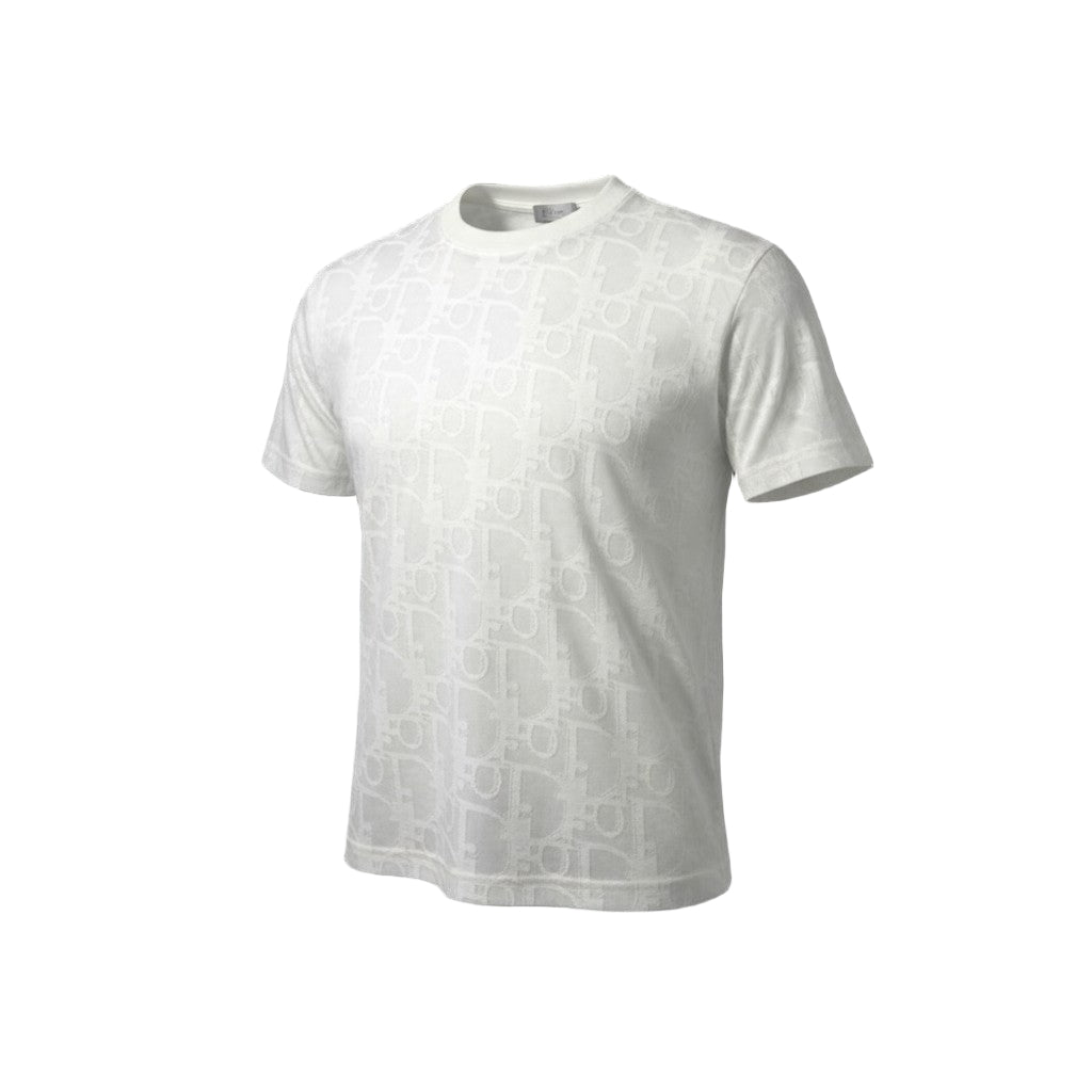 Dior All-Over Monogram Tee – Whiteout Luxury Elegance