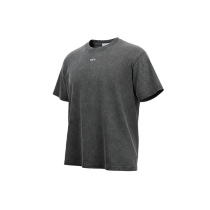🔥 Off-White “Seeing Things” Arrow Tee – Washed Black 🎨🖤