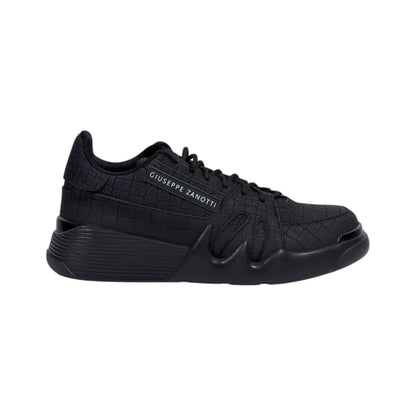 🖤 Giuseppe Zanotti Croc-Texture Luxury Sneakers 👟🔥