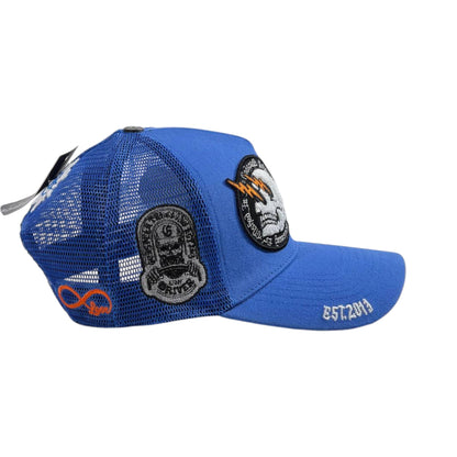 🔵 Godspeed Blue Trucker Cap | Premium Graphic Streetwear Hat 🧢